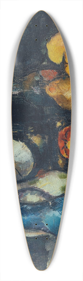 Anton Faistauer - Stillleben Mit Uhr 39.3 inch art pintail longboard deck