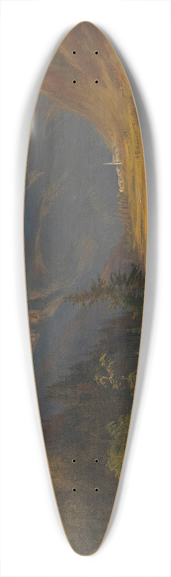 Anton Hansch - Gasteinertal 39.3 inch art pintail longboard deck