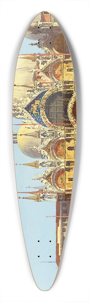 Antonietta Brandeis - St. Marks Square, Venice 39.3 inch art pintail longboard deck