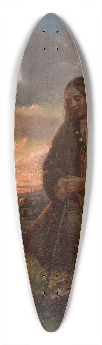 Antoni Kozakiewicz - Highlander at a grave 39.3 inch art pintail longboard deck