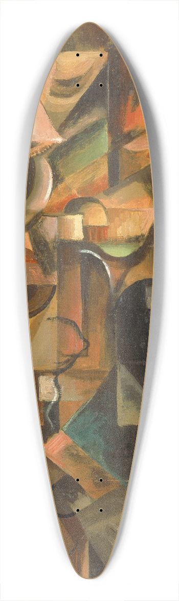 Antonin Prochzka - Mu a ena 39.3 inch art pintail longboard deck