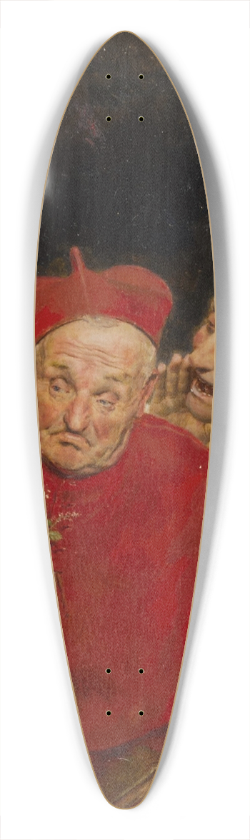 Antonio Casanova y Estorach - Amusing Gossip 39.3 inch art pintail longboard deck