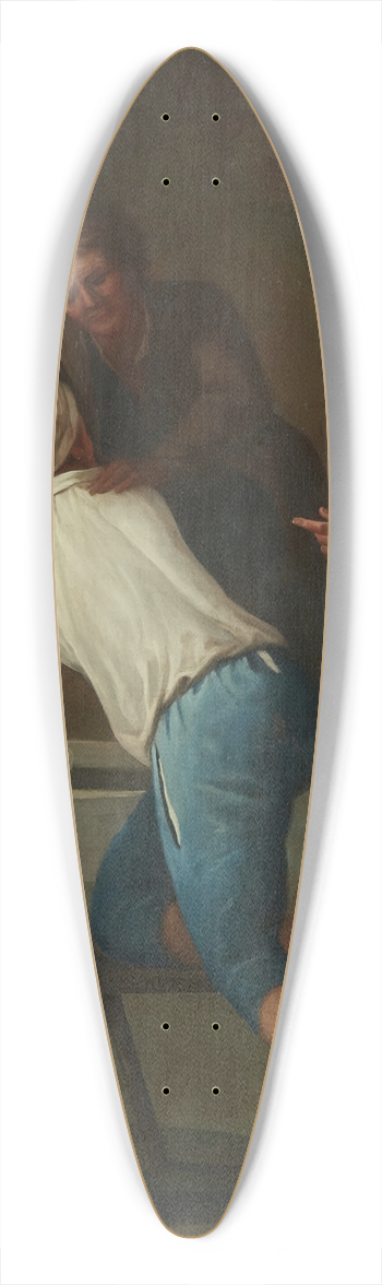 Antonio Cifrondi - The Spaghetti Thief 39.3 inch art pintail longboard deck
