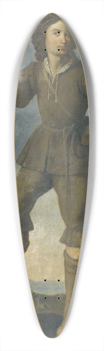 Antonio del Castillo Y Saavedra - David 39.3 inch art pintail longboard deck