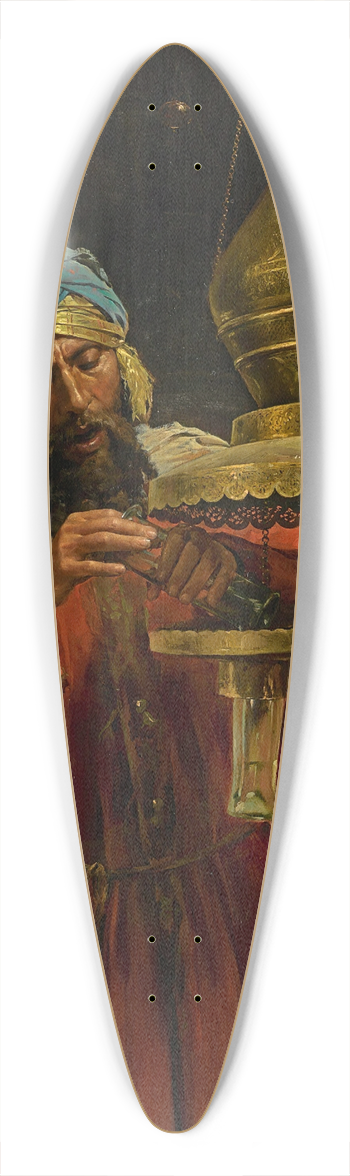 Antonio Fabrs - Lighting the lamp 39.3 inch art pintail longboard deck