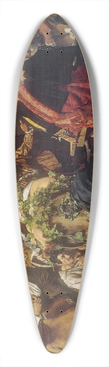 Antonio Fabrs - The Drunkards (Bacchanal) 39.3 inch art pintail longboard deck