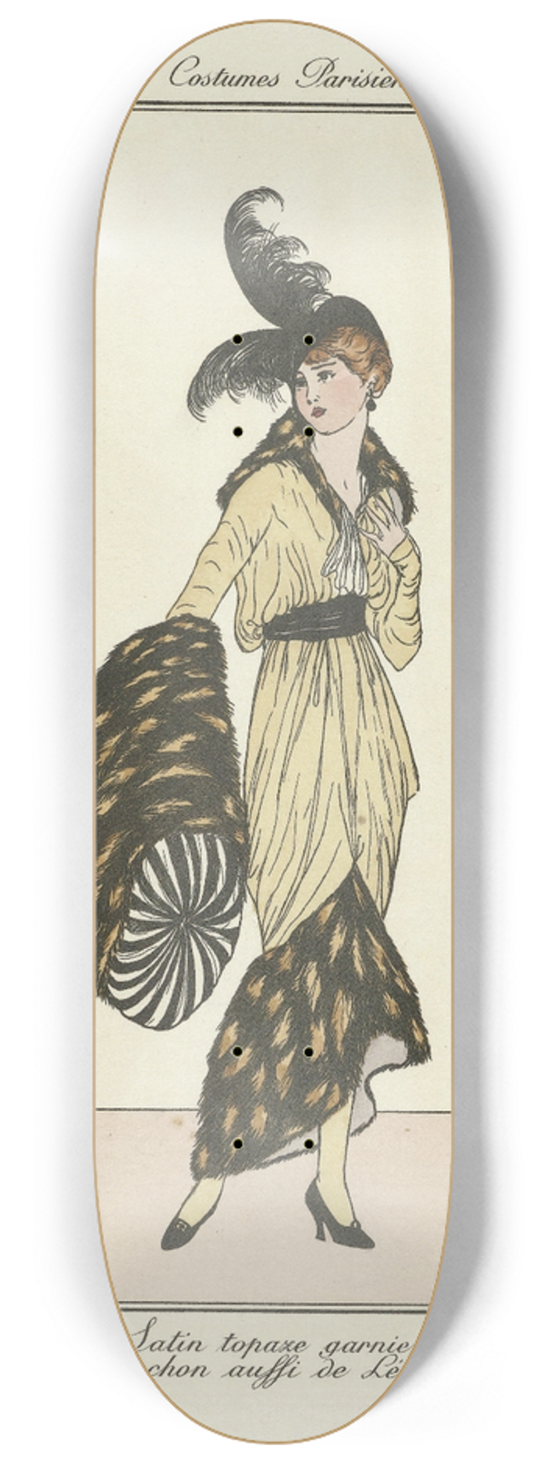 Jan van Brock - Robe de Satin 8.25 inch art skate deck