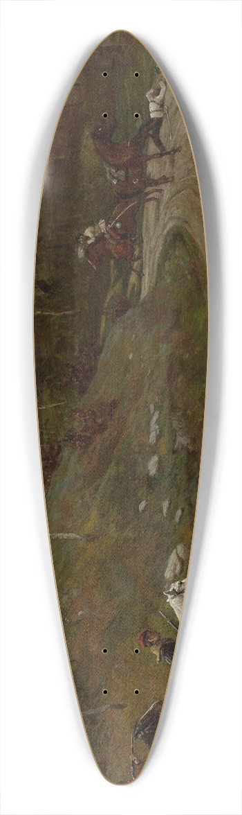 Antoni Piotrowski - Episode from the 1863 insurrection 39.3 inch art pintail longboard deck