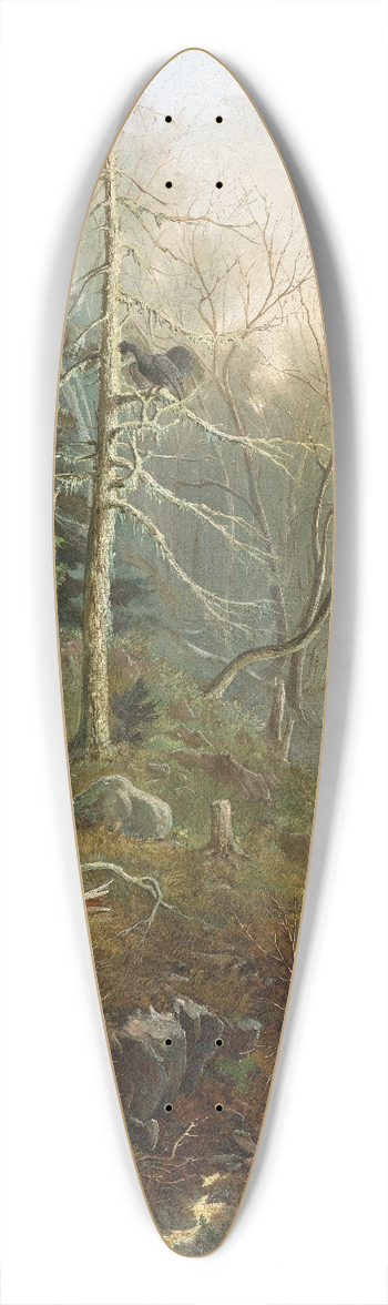Anton Karinger - Im Kankerthall in Krain 39.3 inch art pintail longboard deck