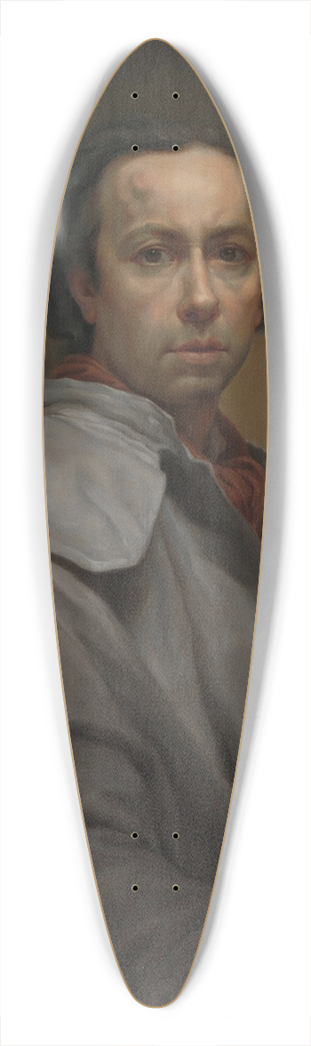 Anton Raphael Mengs - Self-Portrait 39.3 inch art pintail longboard deck
