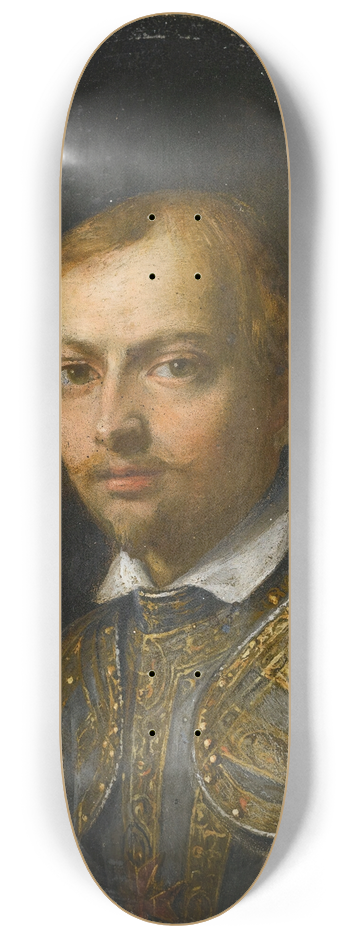 Jan Van Den Hoecke - Portrait Of Francesco Dal Pozzo (1593-1625) 8.25 inch art skate deck