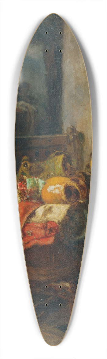 Anton Schrdl - Bauernzimmer mit einem Stillleben 39.3 inch art pintail longboard deck