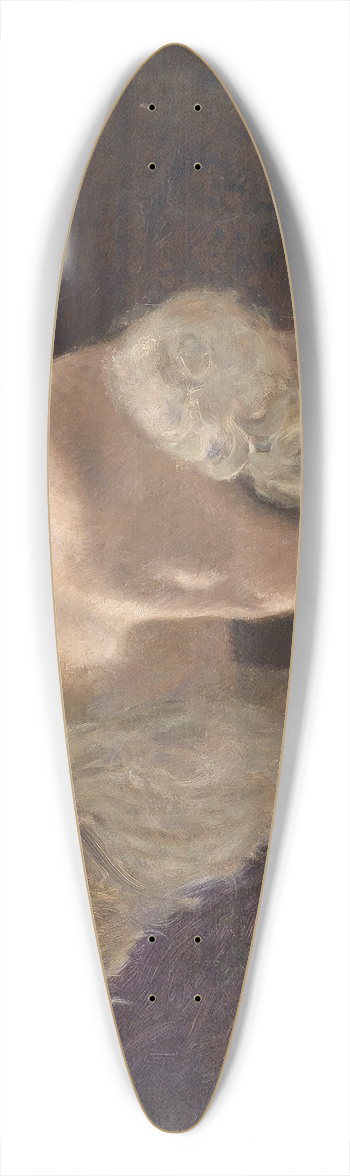 Anton Schrdl - Die zerbrochene Schale 39.3 inch art pintail longboard deck