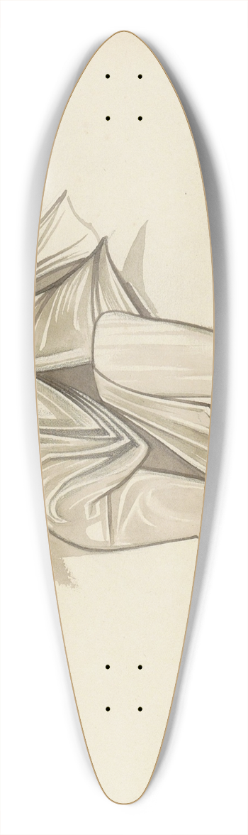 Antoon Derkinderen - Heilige Clemens 39.3 inch art pintail longboard deck