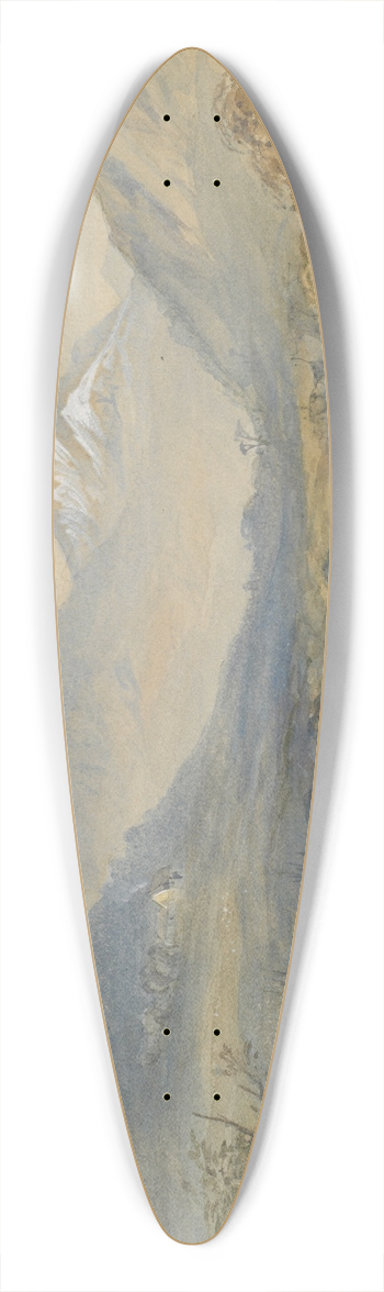 Archer Stanley - Mountain lake 39.3 inch art pintail longboard deck