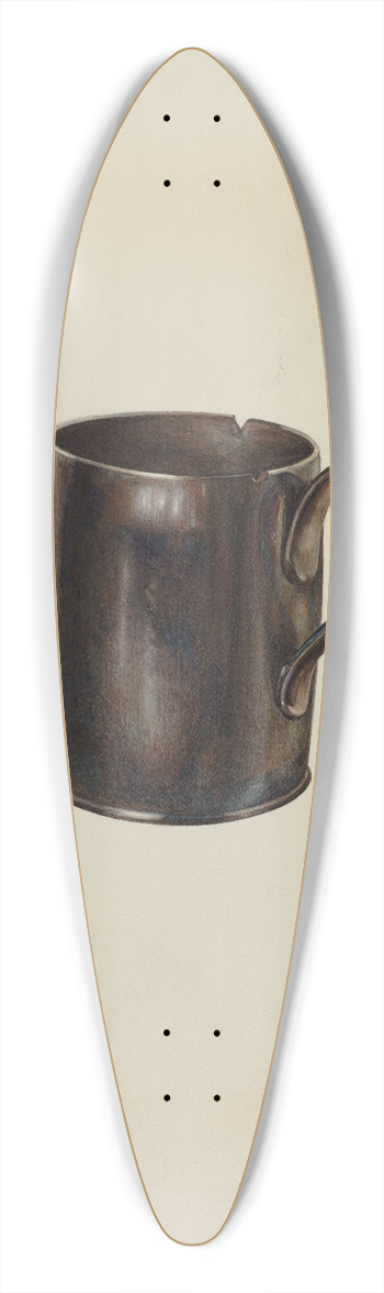 Archie Thompson - Pa. German Moravian Loving Cup 39.3 inch art pintail longboard deck