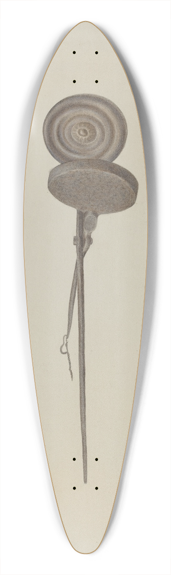Ardella Watkins - Waffle Iron 39.3 inch art pintail longboard deck