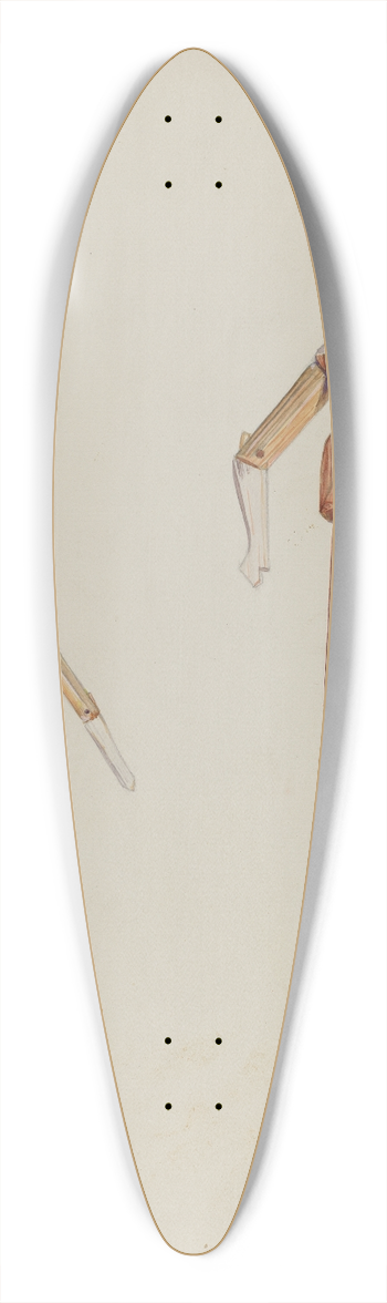 Arelia Arbo - Jointed Wooden Dolls 39.3 inch art pintail longboard deck