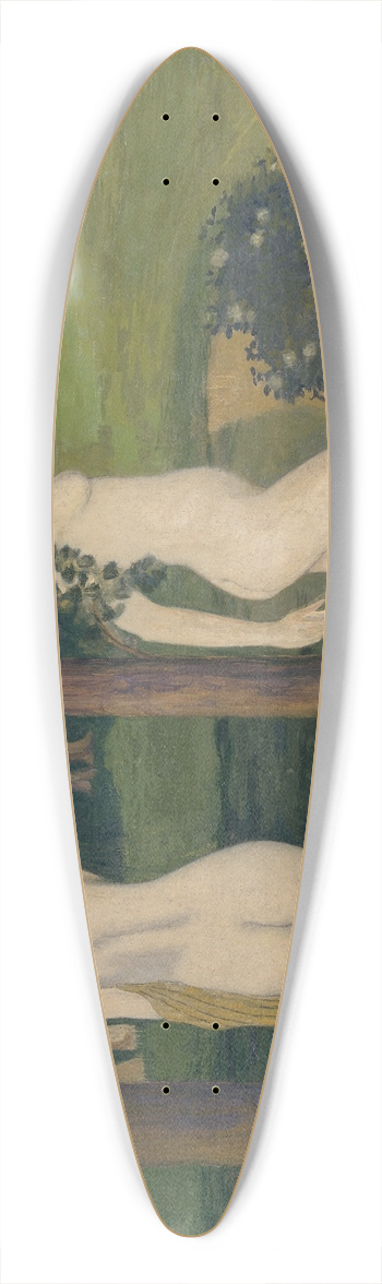 Aristide Maillol - Deux nus dans un paysage 39.3 inch art pintail longboard deck