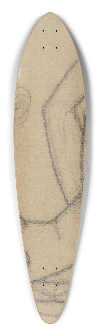 Aristide Maillol - Nu assis 39.3 inch art pintail longboard deck