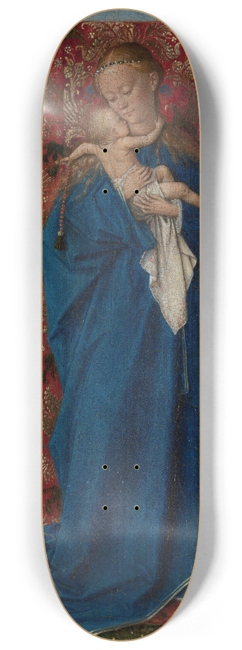 Jan van Eyck - Madonna at the Fountain 8.25 inch art skate deck