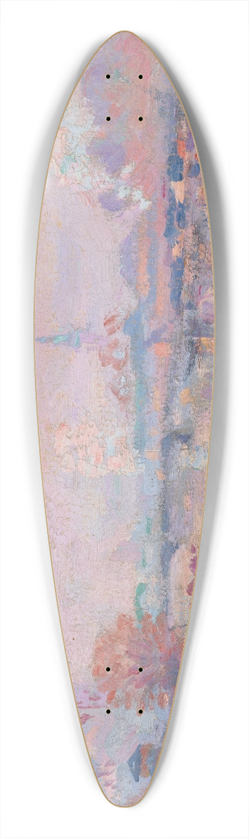 Armand Guillaumin - La Tour Eiffel  Paris 39.3 inch art pintail longboard deck