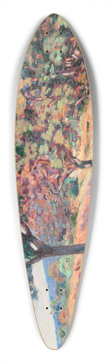 Armand Guillaumin - Verger  la lisiere dun bois  Saint-Cheron 39.3 inch art pintail longboard deck