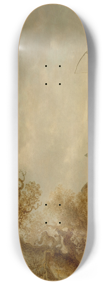 Jan van Goyen - A dune landscape with figures 8.25 inch art skate deck
