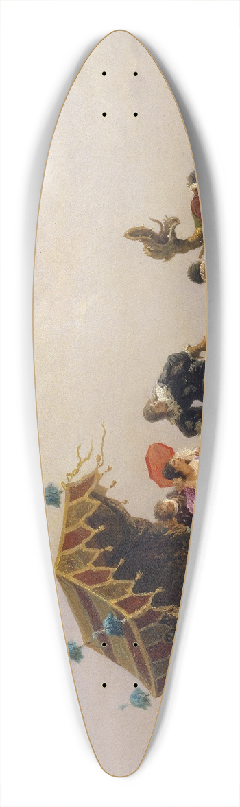 Arnold Corrodi - Gondola Ride 39.3 inch art pintail longboard deck