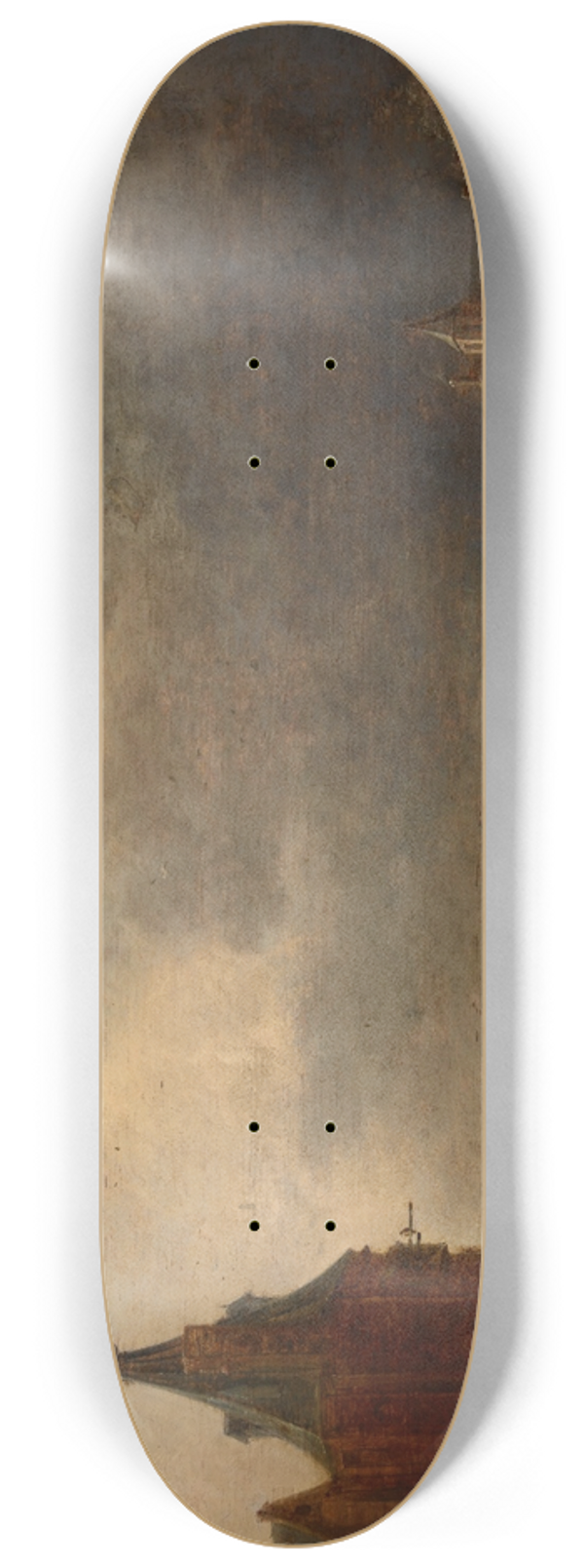 Jan van Goyen - At the Rink 8.25 inch art skate deck