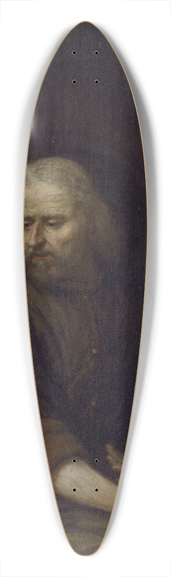Arnold Houbraken - St. Jerome 39.3 inch art pintail longboard deck