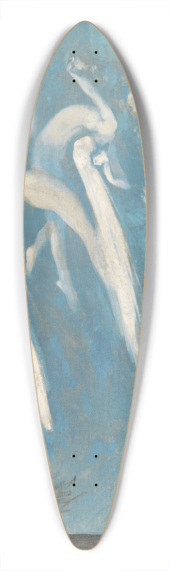 Arnold Peter Weisz-Kubnan - Composition 39.3 inch art pintail longboard deck