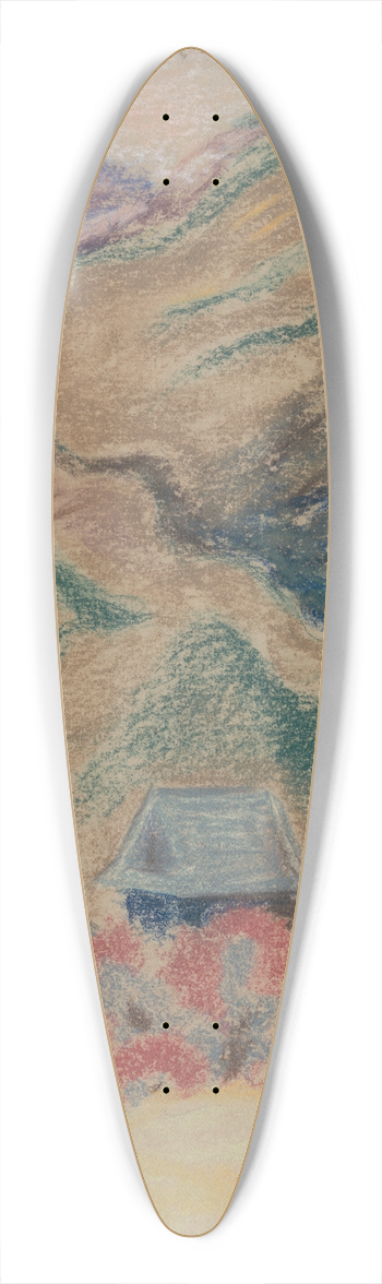 Arnold Peter Weisz-Kubnan - Samota 39.3 inch art pintail longboard deck