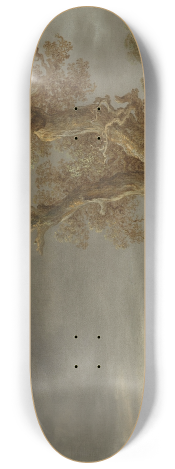Jan van Goyen - Landscape with Two Oaks 8.25 inch art skate deck