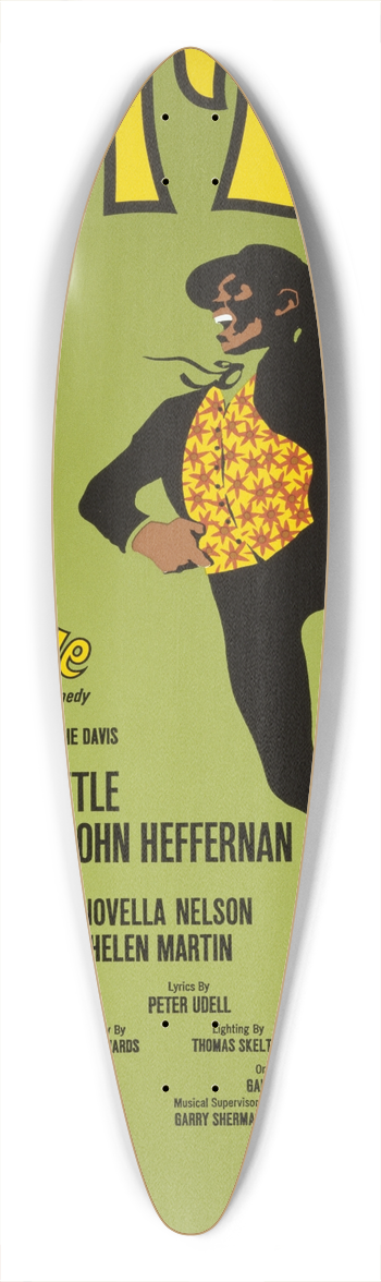 Artcraft Lithograph - Purlie 39.3 inch art pintail longboard deck