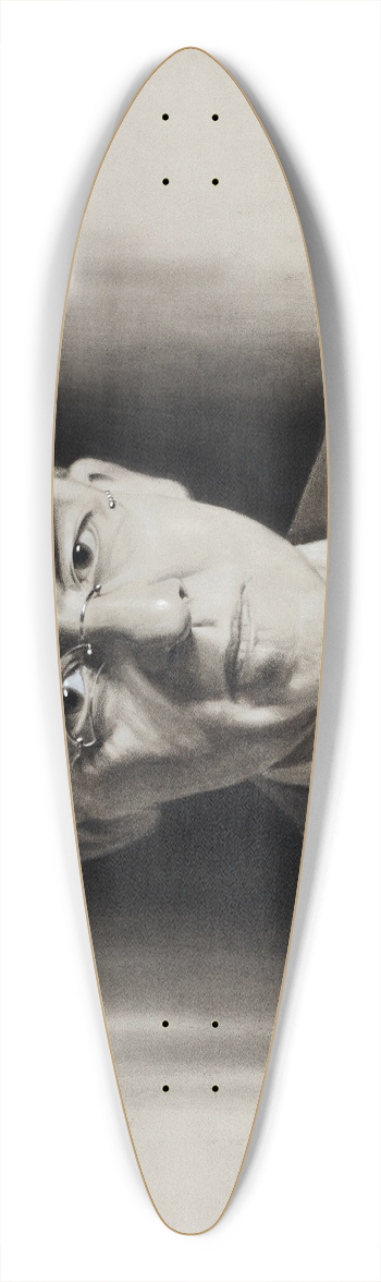 Arthur Boughey - Sir Stafford Cripps 39.3 inch art pintail longboard deck