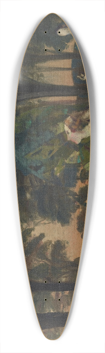 Arthur Bowen Davies - Corridor of Summer 39.3 inch art pintail longboard deck