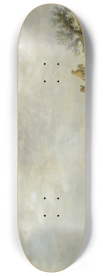 Jan van Goyen - Path through the Dunes 8.25 inch art skate deck