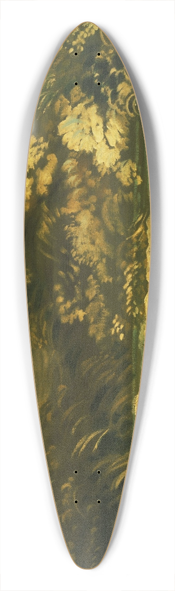 Arthur Bowen Davies - The Flood 39.3 inch art pintail longboard deck