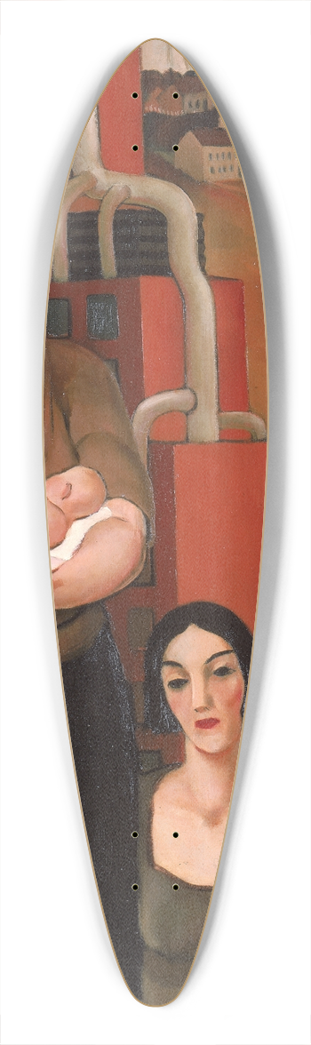 Arthur Durston - Industry 39.3 inch art pintail longboard deck