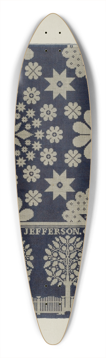 Arthur G. Merkley - Tyler Coverlet 39.3 inch art pintail longboard deck