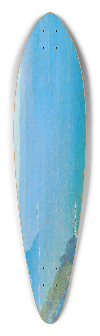 Arthur Hughes - Gurnards Head, from St Ives side 39.3 inch art pintail longboard deck