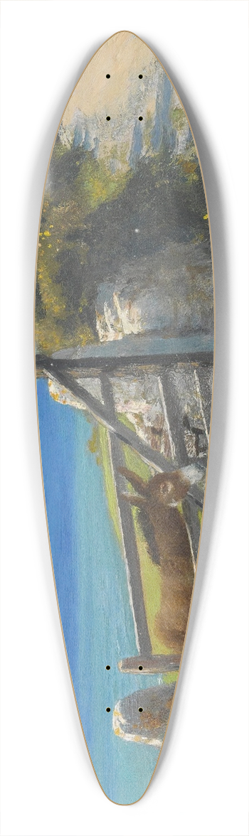 Arthur Hughes - Sunday 39.3 inch art pintail longboard deck