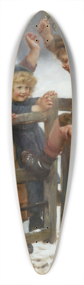 Arthur John Elsley - At Bay 39.3 inch art pintail longboard deck