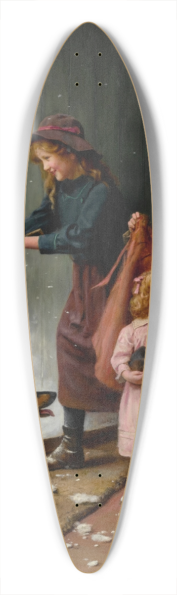 Arthur John Elsley - Home at Last 39.3 inch art pintail longboard deck