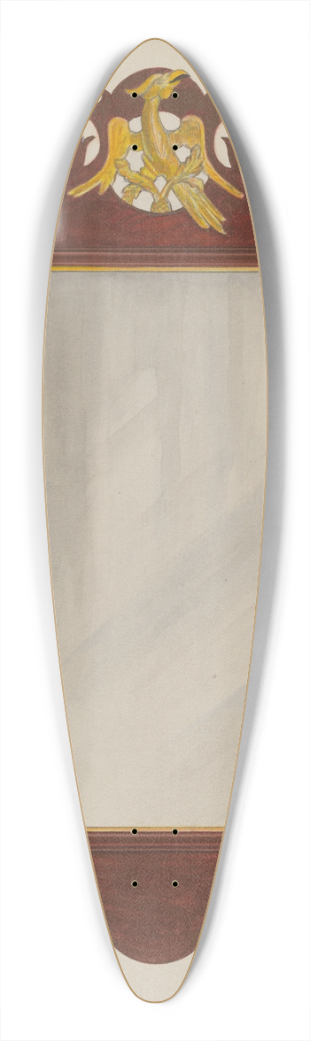 Arthur Johnson - Mirror 39.3 inch art pintail longboard deck