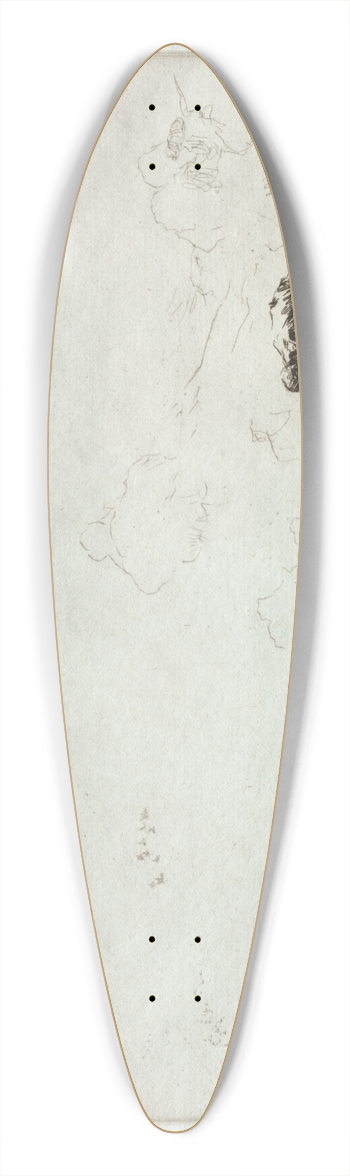Arthur John Trevor Briscoe - The Winkle Picker 39.3 inch art pintail longboard deck