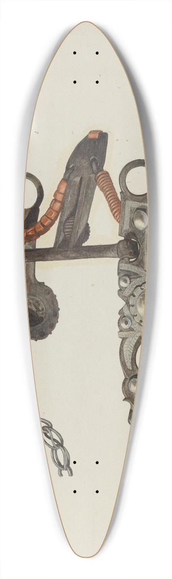 Arthur P. Reynolds - Bit 39.3 inch art pintail longboard deck