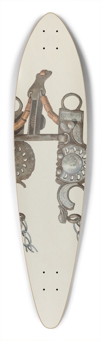Arthur P. Reynolds - Bit 39.3 inch art pintail longboard deck