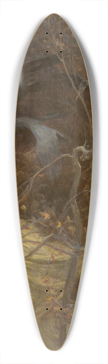 Arthur Rackham - The Haunted Wood 39.3 inch art pintail longboard deck